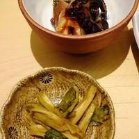 乾山 銀座七丁目店 - 煮蛸　葉わさび醤油漬け