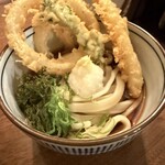 ウドンスタンド五頭 - 天ぷらうどん（冷）
