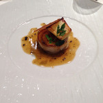 筍海老挟みトリュフソース