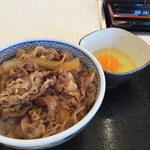 Yoshinoya - 牛丼 並 つゆ抜き 玉子