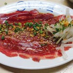 スタミナ料理・もつ焼き いな屋 - ツラミ刺し