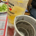 ひろしまギョウザ produced by 餃子家 龍 - サワーの中お替りです