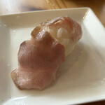 鶏そば わたる - ランチサービスの肉寿司