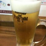 味の天徳 - ビール中ジョッキ
