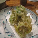 海物 山物 - ふきのとうの天ぷら