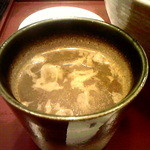 香季清流庵 - カレー汁蕎麦湯割(笑)