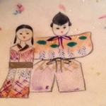 祇園 さゝ木 - 2015年2月　季節感のある、可愛いお皿でした♪