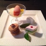 祇園 さゝ木 - 2015年2月　デザート4種盛り♪