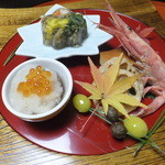 山中温泉　花紫 - 秋らしい前菜です。