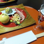 山中温泉　花紫 - 夕食は部屋食で。