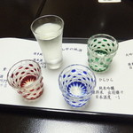 山中温泉　花紫 - 利き酒４種