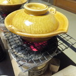 山中温泉　花紫 - 鍋物です。