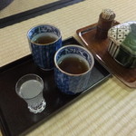 山中温泉　花紫 - お茶もいただきました。