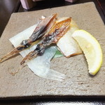 山中温泉　花紫 - 干し物は炭火で焼いて。