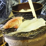 山中温泉　花紫 - ホタルイカの一夜干しが特に美味しかったです。