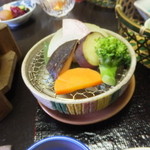 山中温泉　花紫 - 野菜の蒸し物