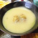 山中温泉　花紫 - アサリの味噌汁