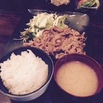 WA - 定番ランチ（生姜焼き定食）700円