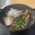 宝 - 料理写真:地鶏炭焼きそば（温)