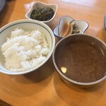 魚佐 - 定食のご飯と副菜