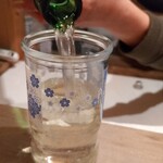 名前のない屋台 - 日本酒（冷や）