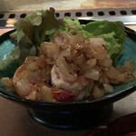 鉄板焼き八八 ワイン専門店 - ガーリックシュリンプ