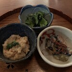 鉄板焼き八八 ワイン専門店 - おばんざい3種