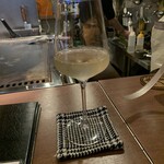 鉄板焼き八八 ワイン専門店 - ソービニョンブラン（7エル・コンエベティード）のグラス
