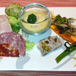 Centrare - 前菜の盛り合わせ