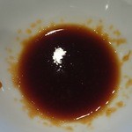 らーめん芝浜 - たまり醤油に辛味大根のつけ汁