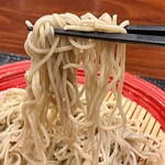 寒ざらしそば 芦生 - 蕎麦、にゅ～～ん！　※少し短めの蕎麦です