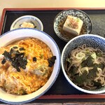 卯一庵 - 料理写真:親子丼※冷そば選択