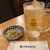 プロント - ドリンク写真:お通しと角ハイボール