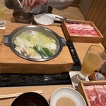 しゃぶしゃぶ 紺  - 
