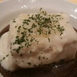 魚金 - お通しのチーズ豆腐？３９０円。