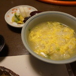 昭恋館 よ志のや - しめの雑炊。お腹は限界