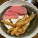 新富寿し - 漬物です