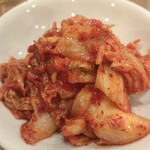 開楽 - おつまみで頼んだキムチ　シャキシャキして美味しいです