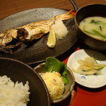 福岡 海山邸 - ランチの魚。