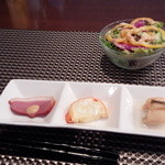 ステーキ村岡 - 前菜とサラダ