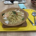 パルメナーラ - 料理写真:ぷりぷり海老とイカのペペロンチーノ