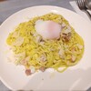 KOGANEI Dining 楽 - 淡雪チーズの濃厚カルボナーラ@1,200円