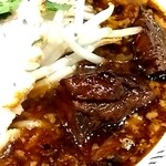 スパイス・ラー麺 卍力 - 肉切れっ端（170円）