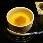 鮨 ます田 - 海鼠腸の茶碗蒸し