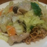 ほうりん - 揚げそば　600円　麺はカリカリで食感は軽い