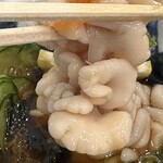 磯丸水產 郡山站前店 - 口感柔軟的白子ポン酢。