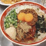 中華蕎麦はれのち晴 - 台湾まぜそば大 1050円+大120円（2026年3月）