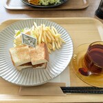 カフェレストラン インティ - カツサンドプレート