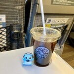 ベックスコーヒーショップ - ドリンク写真:座席に座ってセットアップ
