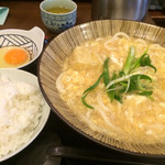 うどん 蔵十 - 揚げ玉あんかけうどん